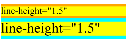 line-height プロパティ