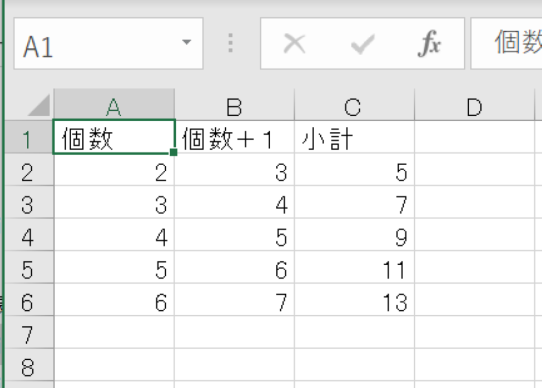 Calculation Chainのサンプル