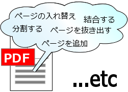 瞬簡PDF バインダーの機能イメージ