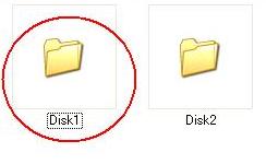 DISK1とDISK2