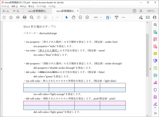 OSDC V8.1R1で出力した結果