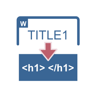 WordのスタイルをHTMLタグに変換