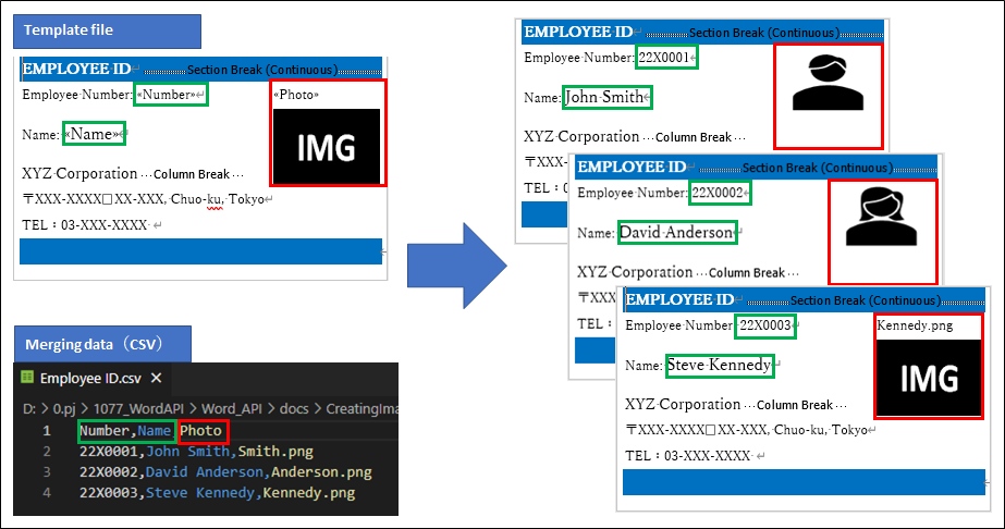 About data merge exec example Image