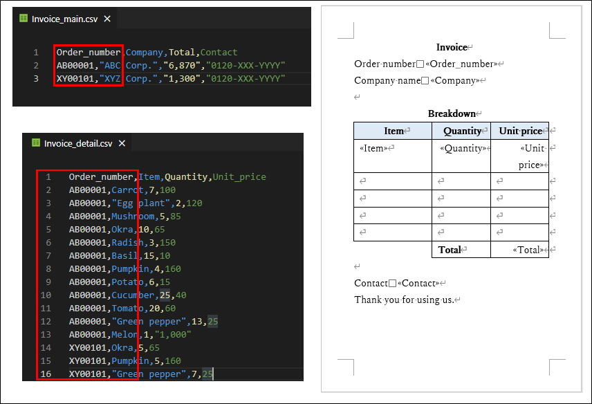 Compound CsvData Image